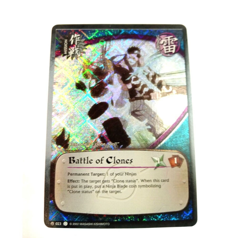 Naruto CCG, Battle of Clones, 023, LP, Foil, Diamond Card